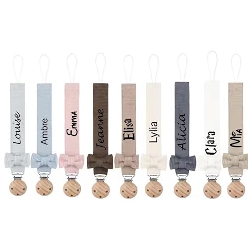attache tétine personnalisé prénom fille garçon- 2025 pas cher