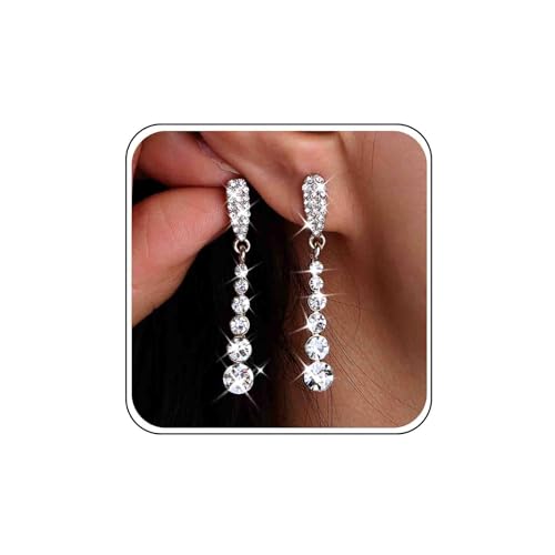 Atentuyi Boucles D'oreilles De Mariage En Strass 2025 pas cher