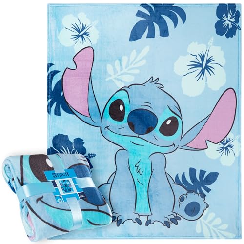 Disney Stitch Plaid Polaire Couverture Enfant, 2025 pas cher