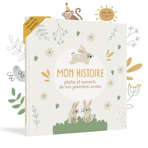 HuBorns - Livre de Naissance Bébé pour Coller des 2025 pas cher