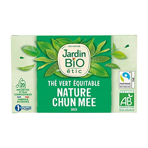 Jardin BiO étic - Thé Vert Nature Doux 40 g 2025 pas cher