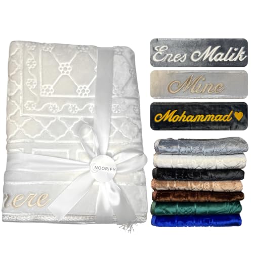 NOORIFY - Tapis de prière avec nom - Tapis de 2025 pas cher