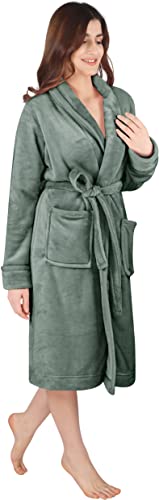 NY Threads Robe de Chambre à Col Châle Pour Femme, 2025 pas cher