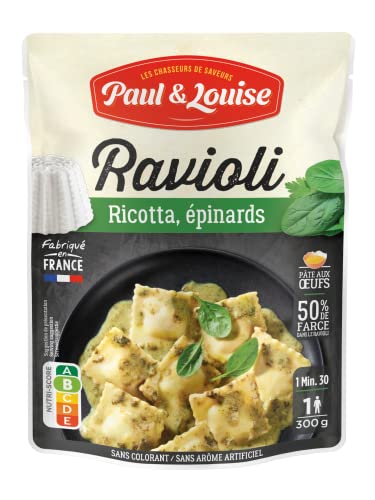 Paul & Louise Ravioli Ricotta, Épinards 300g - 2025 pas cher