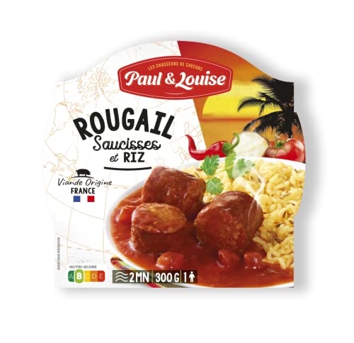 Paul & Louise Rougail Saucisses et son riz 300g - 2025 pas cher