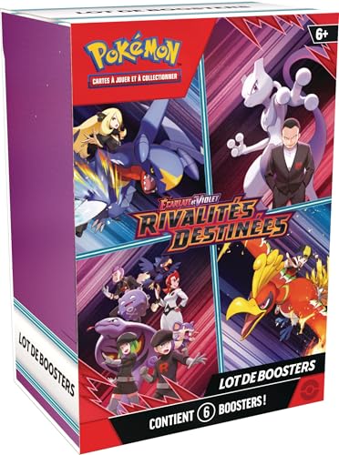 Pokémon: Lot de boosters Écarlate et Violet – 2025 pas cher