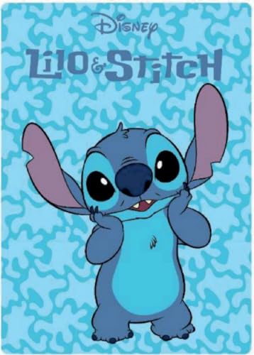 arlis Plaid Polaire Stitch Bleu 100 X 140 Cm 2025 pas cher