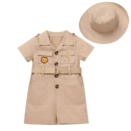FYMNSI Costume de gardien du zoo, pour enfants, 2025 pas cher