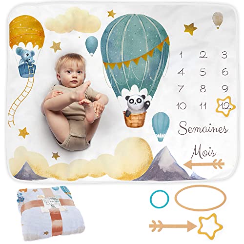 ODOXIA Couverture Etape Bébé en Français | Tapis 2025 pas cher