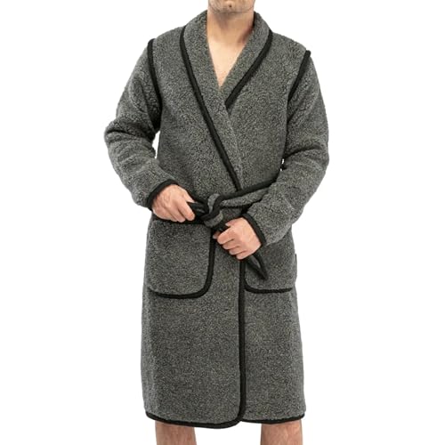 Perfect Wool - Peignoir de Bain Hommes Laine 2025 pas cher