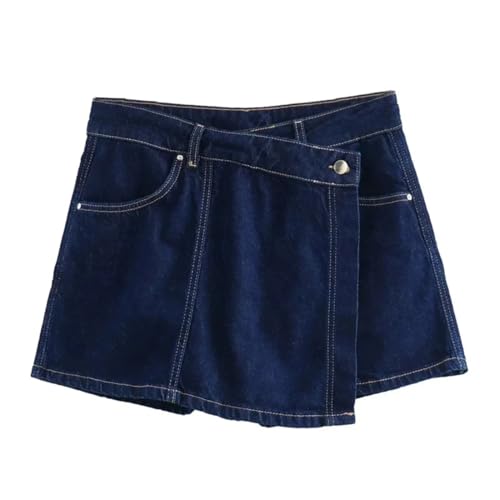 Pohullan Ensemble chemise en jean à revers et 2025 pas cher