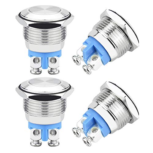 TANCUDER 4 PCS Commutateur à Bouton Poussoir 2 2025 pas cher