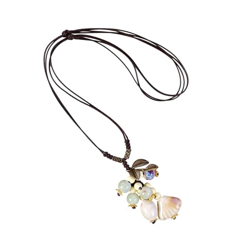 XuQiZZpp Collier en céramique inspiré de la nature 2025 pas cher