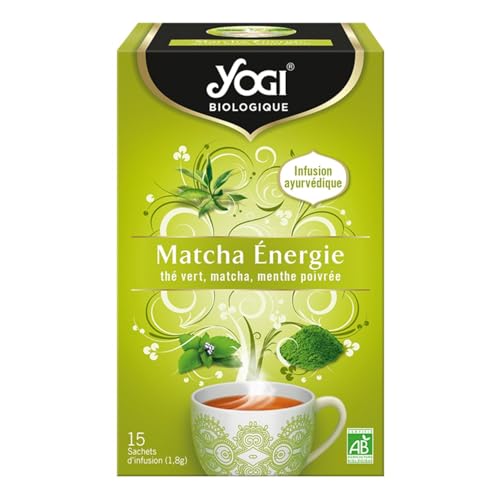 YOGI Biologique Matcha Énergie, Thé Vert 100 2025 pas cher