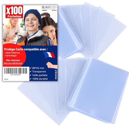 BLAUBODY Pochette carte X100pcs compatible avec 2026 pas cher