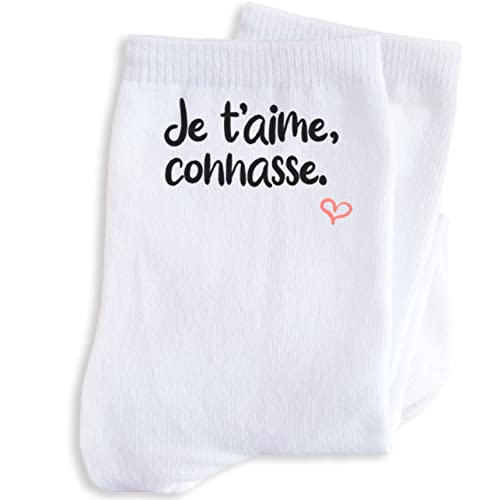 Chaussettes Femme Humour Amour Message drôle. Idée 2026 pas cher
