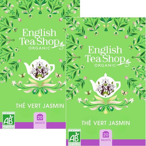 English Tea Shop - Thé Vert Jasmin Bio - 20 2026 pas cher