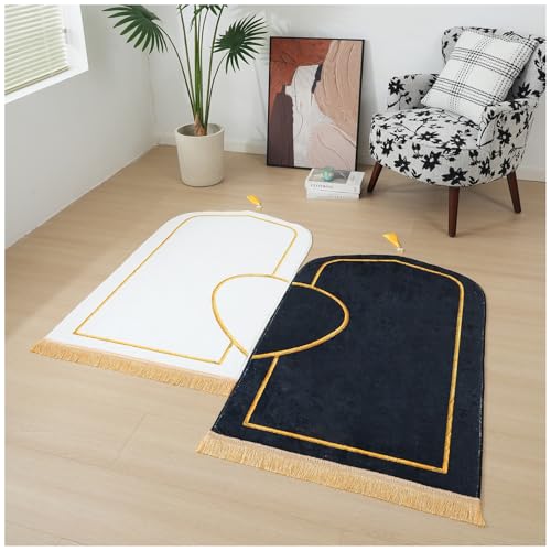 Tapis de Prière Musulmane Épais et Doux - 2026 pas cher