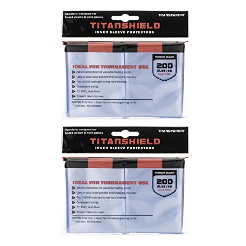 TitanShield Lot de 400 pochettes intérieures 2026 pas cher