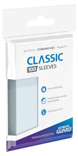Ultimate Guard 100 Pochettes Classic Soft Sleeves 2026 pas cher