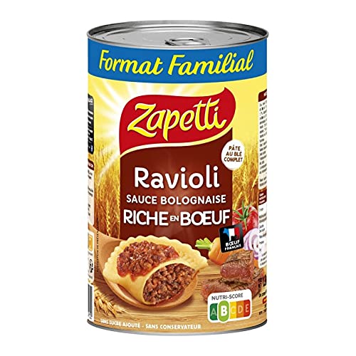 ZAPETTI | Zapetti Ravioli Sauce Bolognaise Riche 2026 pas cher